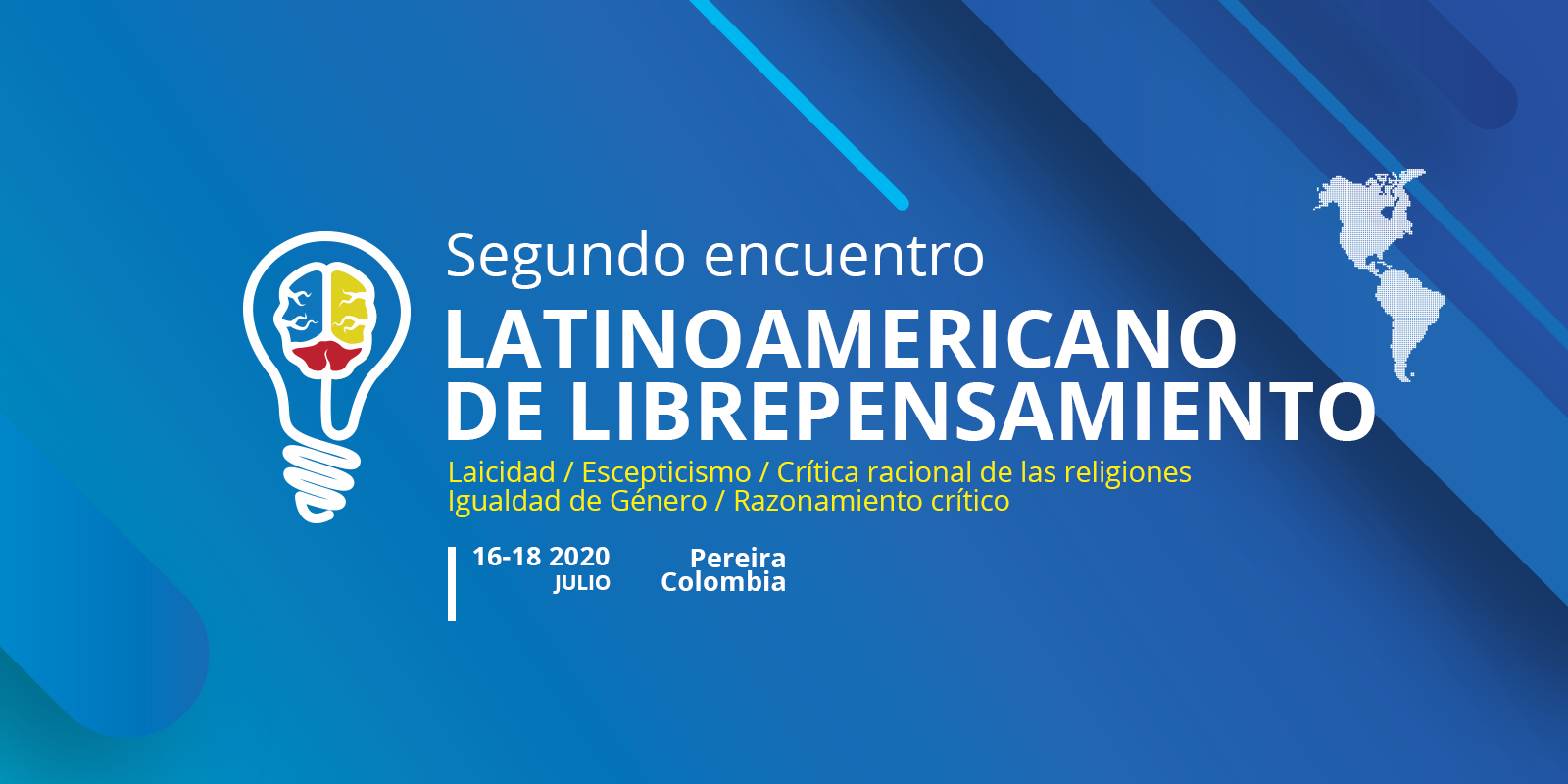 Portada 2do Encuentro Latinoamericano de Librepensadores Pereira-Colombia 2020